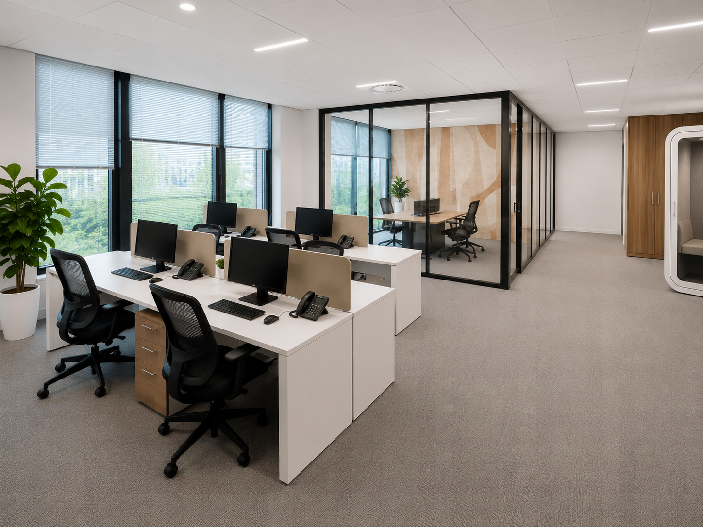 Se retrouver pour avancer ensemble — Société de santé auditive, Palaiseau — aménagement de bureaux par PERÉLIA
