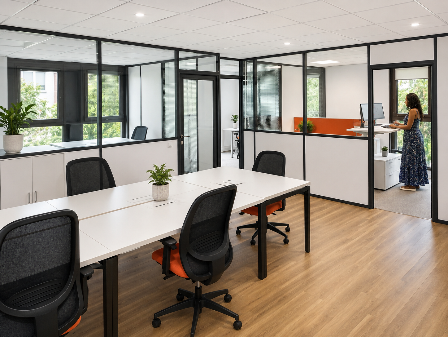 Réinventer sans repartir de zéro — Fournisseur d'équipement industriel, Noisy-le-Grand — aménagement de bureaux par PERÉLIA